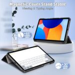 USTIYA Capa para Xiaomi Redmi Pad SE 8,7 polegadas, proteção premium PC+PU com wake/sleep automático【 - Imagem 2