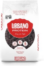Urbano Macarrão de Arroz e Feijão Preto Parafuso 500 g: nutritivo, leve e sem glúten para uma alimentação saudável.