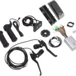 VINGVO Kit Conversão Bicicleta Elétrica 15A 36V/48V 250W com Display S810, ideal para upgrade completo e fácil instalação