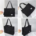 Valleycomfy bolsa feminina de veludo cotelê: leve, estilosa e versátil para trabalho, viagem e uso diário. - Imagem 2