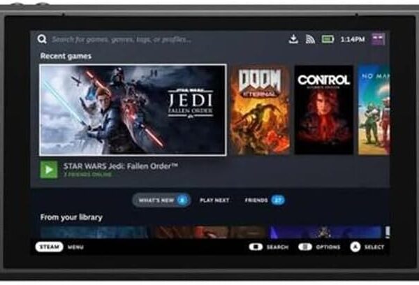 Valve Steam Deck 1TB OLED UK para jogos de PC com alto desempenho e armazenamento amplo