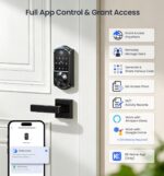 Veise Fechadura inteligente com impressão digital e app: segurança sem chave, acesso rápido e controle total da sua porta. - Imagem 2