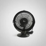 Ventilador De Mesa Portátil Premium 15 x 19 x 10 Cm Usb Ideal para uso em Mesas de trabalho, Estudos, Escritórios, Quartos e Diversos Ambientes - Preto