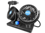 Ventilador De Painel 12v Duas Cabeças Automotivo Ajustavel Carro