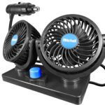 Ventilador De Painel 12v Duas Cabeças Automotivo Ajustavel Carro