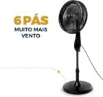 Ventilador de Coluna Britânia 6 Pás de 30cm 75W BVC31A 127V - Imagem 2