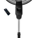 Ventilador de Coluna Mallory Chronos 140W, Silencioso, Com Controle Remoto, Hélice de 6 pás, Auto Desligamento Programável de até 7 Horas- PR – GR - 220V