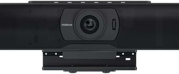 Vídeo Conferência USB 4K Intelbras EVC 2000 G2 com microfone wireless e captação de áudio 360° para reuniões profissionais