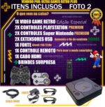 Video Game Retro Premium com 164 mil jogos, 4 controles e versão atualizada para diversão instantânea. - Imagem 2
