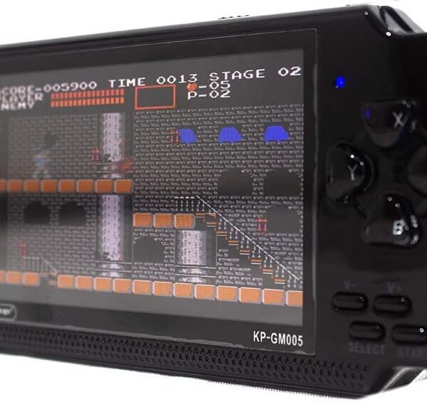 Video Gamer Portátil Classic Game Edition Knup preto: diversão portátil com jogos clássicos para levar onde quiser