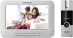 Video Porteiro Hikvision DS-KIS202T 7" com câmera noturna para mais segurança e comunicação prática na entrada.