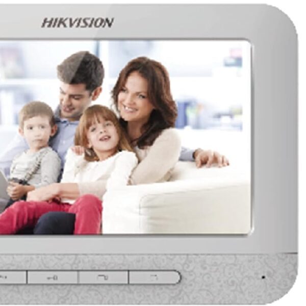 Video Porteiro Hikvision DS-KIS202T 7" com câmera noturna para mais segurança e comunicação prática na entrada.