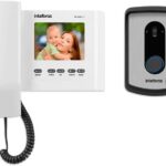 Vídeo Porteiro Intelbras IV 4010 HS Branco com display 4 e controle de duas fechaduras