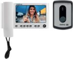 Vídeo Porteiro Intelbras IV 7010 HS Branco com visão ampla e acesso remoto para mais segurança residencial