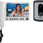 Vídeo Porteiro Intelbras IV 7010 HS Branco com visão ampla e acesso remoto para mais segurança residencial