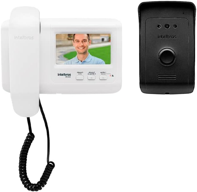 Vídeo Porteiro Intelbras IVR 1010: visão noturna, monofone e abertura Vídeo Porteiro Intelbras IVR 1010: visão noturna, monofone e abertura de até 2 fechaduras para mais segurança.