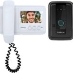 Videoporteiro Residencial IVR 4 Branco Intelbras com câmera 100° e integração com DVR para mais segurança