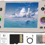 Voacle RG40XXH: console portátil retrô com 5488 jogos, tela IPS 4", Wi-Fi 5G e HDMI para TV.