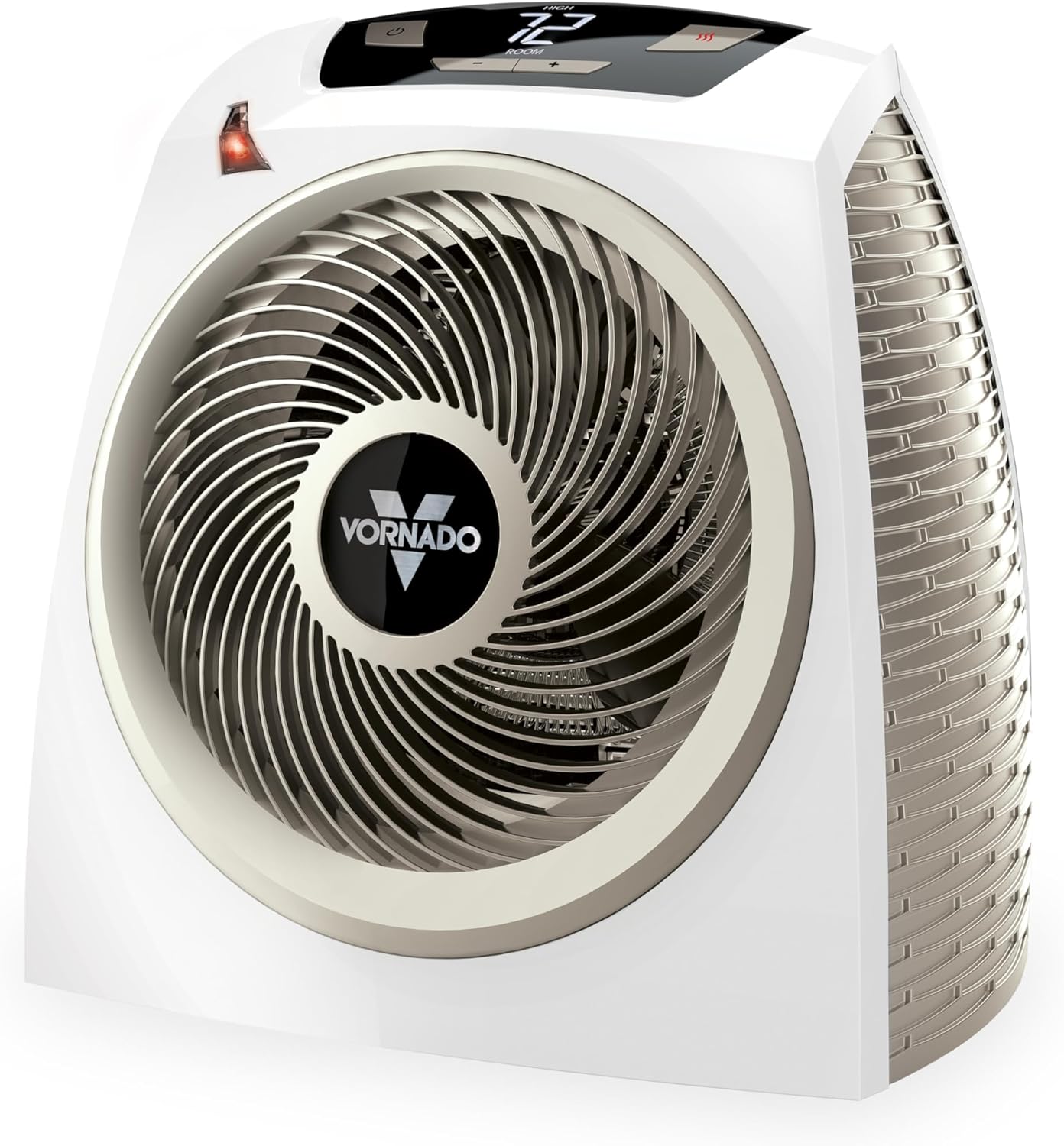 Vornado AVH10: aquecimento inteligente, seguro e eficiente com modo ventilador Vornado AVH10: aquecimento inteligente, seguro e eficiente com modo ventilador e termostato ajustável para toda a casa.