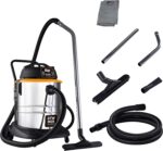WAP Aspirador GTW INOX 70 DUO: alta potência para aspiração de sólidos, líquidos e uso profissional pesado.