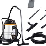 WAP Aspirador GTW INOX 70 DUO: alta potência para aspiração de sólidos, líquidos e uso profissional pesado.