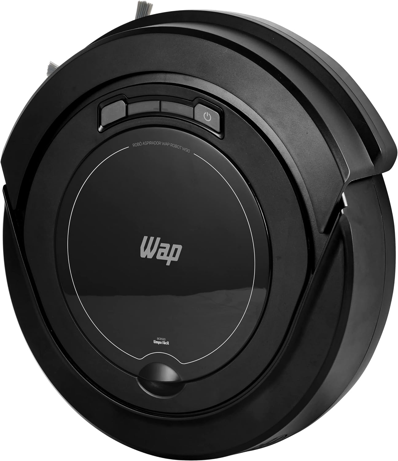 WAP Aspirador de Pó Robô ROBOT W90 3 em 1, WAP Aspirador de Pó Robô ROBOT W90 3 em 1, Automático, 250ml, Sistema Antiqueda e Rodas Emborrachadas, 30W 3,6VDC Bivolt