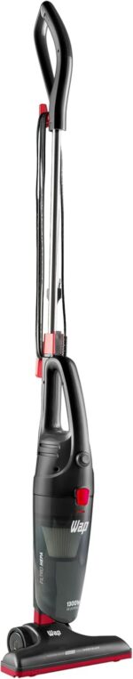 WAP Aspirador de Pó Vertical High Speed Black 2 em 1 Aspirador de Mão, 1300W 83 dBA Preto e Vermelho 127V - Imagem 2