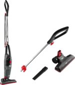 WAP Aspirador de Pó Vertical High Speed Black 2 em 1 Aspirador de Mão, 1300W 83 dBA Preto e Vermelho 127V