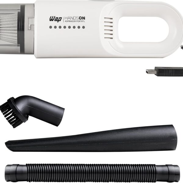 WAP Aspirador de Pó de Mão HANDSON à Bateria, Portátil, 110ml, com Filtro Lavável, 50W 7,4VDC