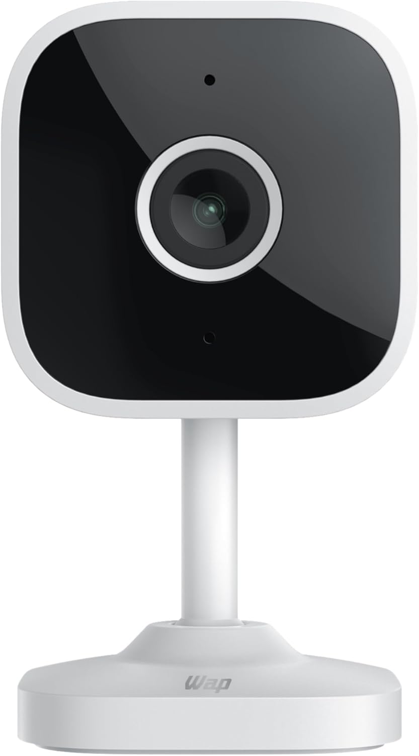 WAP LENS 100: segurança interna com visão 100°, áudio bidirecional WAP LENS 100: segurança interna com visão 100°, áudio bidirecional e detecção de movimento inteligente