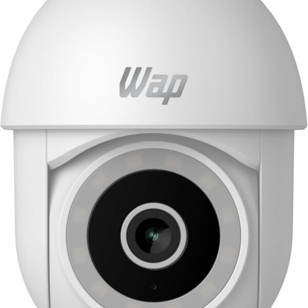 WAP LENS 300: câmera 360° com áudio bidirecional e proteção IP65 para segurança total em qualquer ambiente.