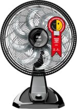 WAP Ventilador de Mesa e Parede 50cm FLOW TURBO, Tecnologia Silenciosa e Econômica, 8 Pás e 3 Velocidades, 180W 127V