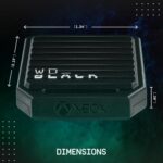 WD_Black Cartão de expansão de armazenamento C50 de 512 GB, oficialmente licenciado para Xbox, Quick Resume, Plug & Play, NVMe SSD Expansion for Xbox Series X|S Gaming Consoles - WDBMPH5120ANC-WCSN - Imagem 2