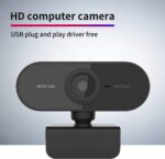 Webcam 1080P com microfone e capa de privacidade: imagem HD nítida, áudio claro e plug and play para chamadas e streaming. - Imagem 2