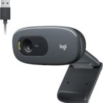 Webcam HD C270 com 3 MP para Chamadas e Gravações em Vídeo Widescreen, Logitech, Webcams e Equipamentos de Voip