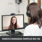 Webcam HD C270 com 3 MP para Chamadas e Gravações em Vídeo Widescreen, Logitech, Webcams e Equipamentos de Voip - Imagem 2