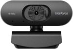 Webcam HD CAM 720p Preto Intelbras: imagem nítida, microfone integrado e plug & play para videochamadas profissionais. - Imagem 2