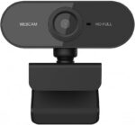 Webcam Premium Full HD 1080p com Microfone e Foco Automático para chamadas nítidas em home office e videochamadas