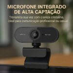 Webcam Premium Full HD 1080p com Microfone e Foco Automático para chamadas nítidas em home office e videochamadas - Imagem 2