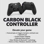 Xbox Core Controller - Carbon Black: controle preciso e confortável para jogar com mais desempenho e estilo - Imagem 2