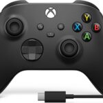 Xbox Core Wireless Gaming Controller + USB-C Cable for Series X|S, One, Windows PC, Android, and iOS
