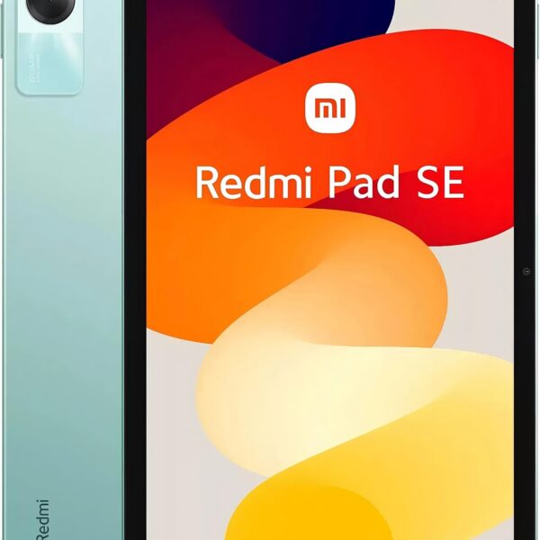 Xiaomi Redmi Pad SE 6GB/128GB Wi-Fi Mint Green: desempenho fluido, tela ampla e espaço ideal para entretenimento e produtividade.