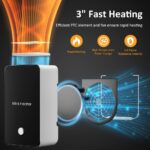 YOUCIDI Aquecedor Portátil de Mesa 200W: aquecimento rápido e silencioso para quarto e escritório - Imagem 2