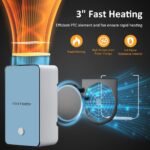 YOUCIDI Aquecedor Portátil de Mesa 200W: aquecimento rápido, silencioso e compacto para quarto e escritório - Imagem 2