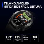 Zeblaze Stratos 3 Pro: smartwatch com GPS, chamadas Bluetooth e 5ATM, ideal para treinos e uso diário. - Imagem 2