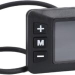Zyyini Medidor de Display LCD para Bicicleta Elétrica: velocidade e bateria com leitura rápida, painel à prova de água e fácil instalação.