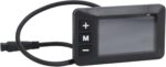 Zyyini Medidor de Display LCD para Bicicleta Elétrica: velocidade e bateria com leitura rápida, painel à prova de água e fácil instalação.