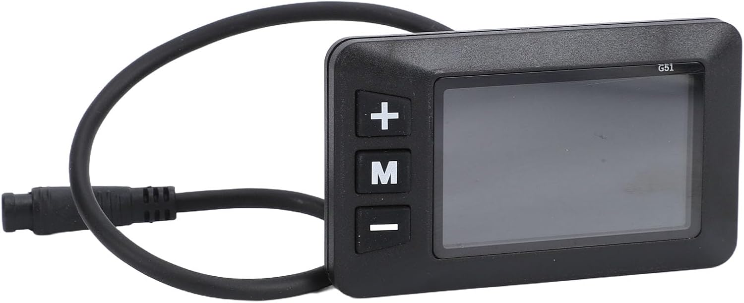 Zyyini Medidor de Display LCD para Bicicleta Elétrica: velocidade e Zyyini Medidor de Display LCD para Bicicleta Elétrica: velocidade e bateria com leitura rápida, painel à prova de água e fácil instalação.
