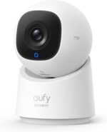 eufy Câmera C220 Anker: segurança 360°, 2K, visão noturna e rastreamento por IA para sua casa e pet