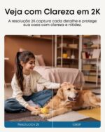 eufy Câmera C220 Anker: segurança 360°, 2K, visão noturna e rastreamento por IA para sua casa e pet - Imagem 2